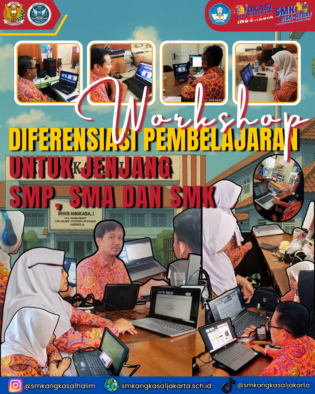 Read more about the article Workshop “DIFERENSIASI PEMBELAJARAN” Untuk Jenjang SMP, SMA dan SMK