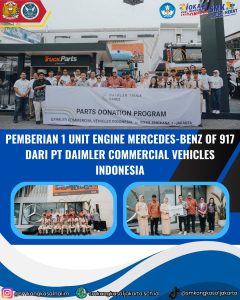 Read more about the article Pemberian 1 Unit Engine Mercedes-Benz Of 917 Dari PT Daimler Comercial Vehicles Indonesia
